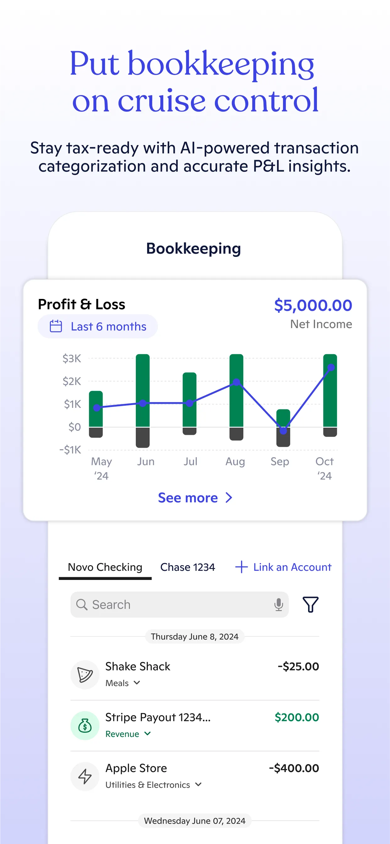 Novo - Small Business Checking | Indus Appstore | Screenshot