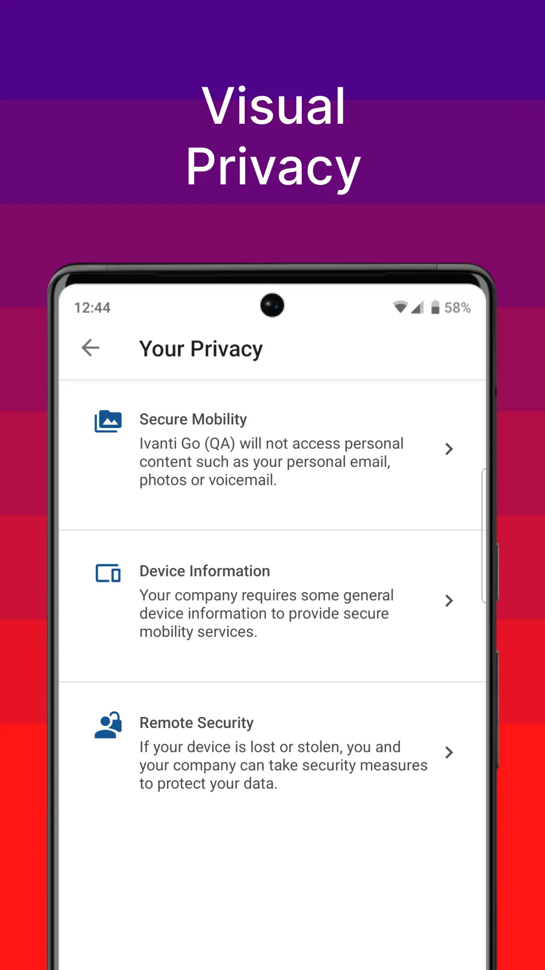 Ivanti Go | Indus Appstore | Screenshot
