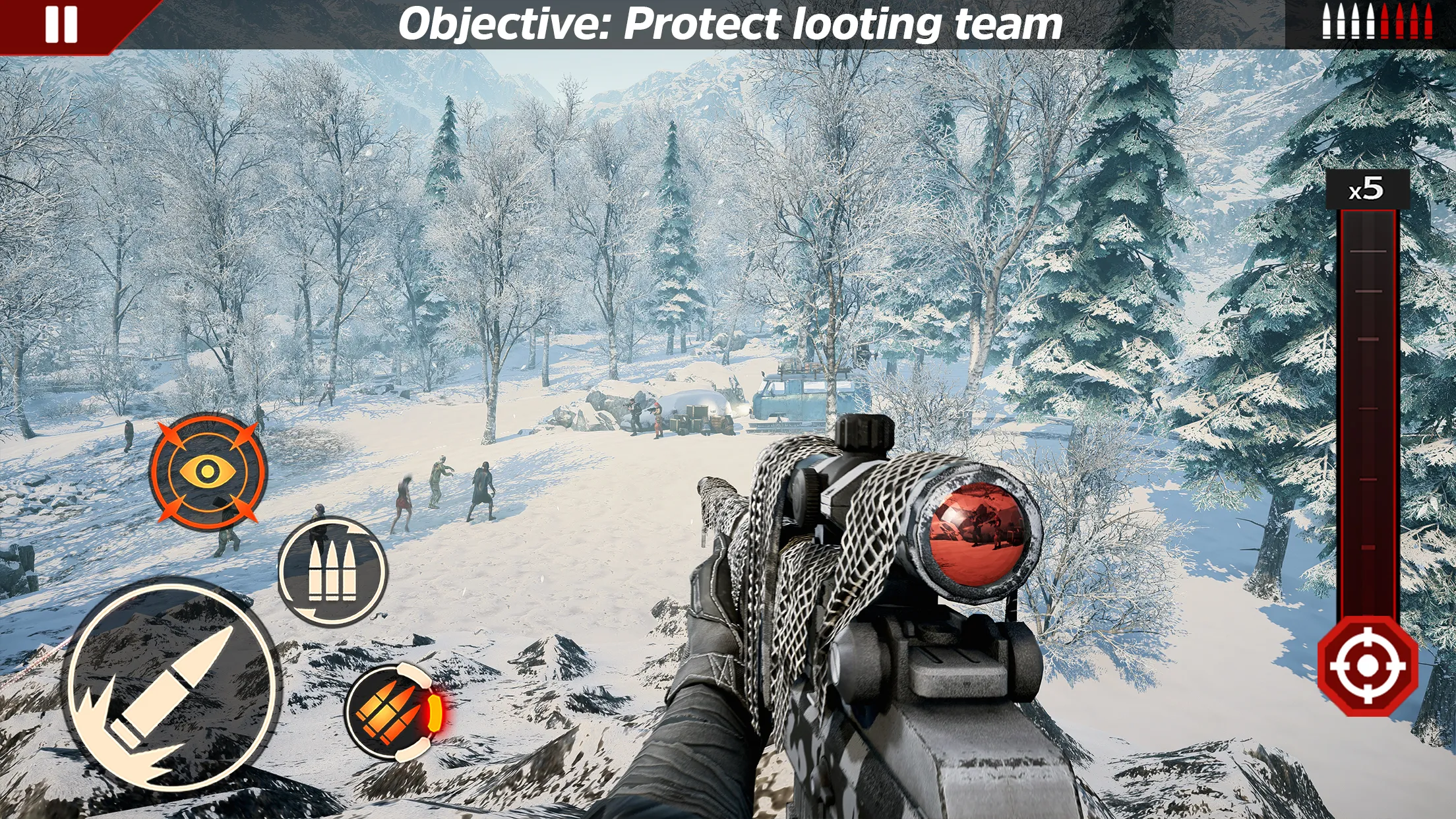 Sniper Zombie 3D Shooting Game | Indus Appstore | Screenshot