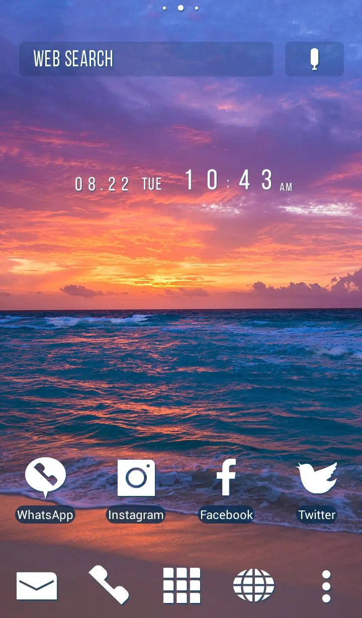 Sunset Sea Theme | Indus Appstore | Screenshot