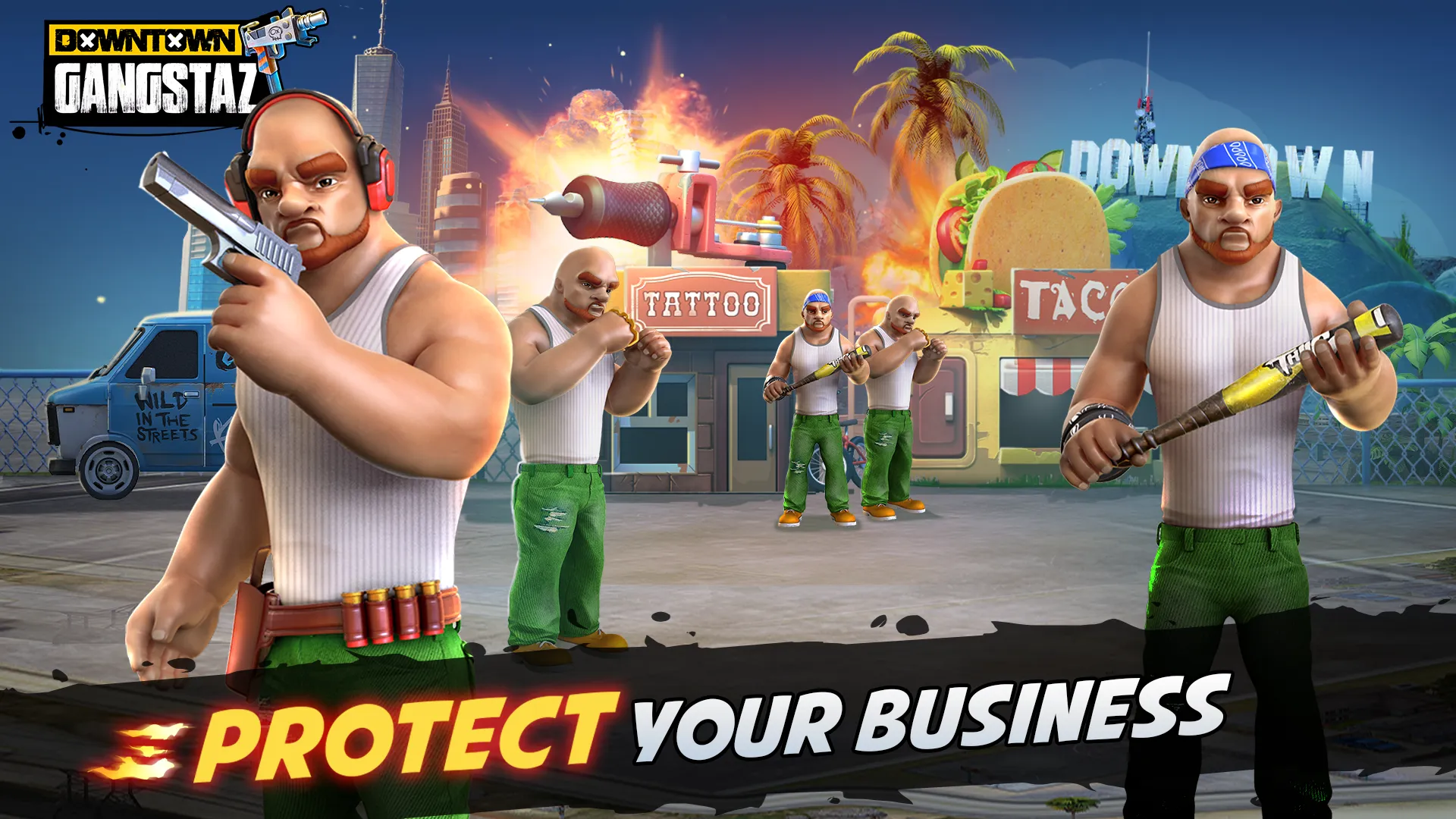 Downtown Gangstas: War Game | Indus Appstore | Screenshot