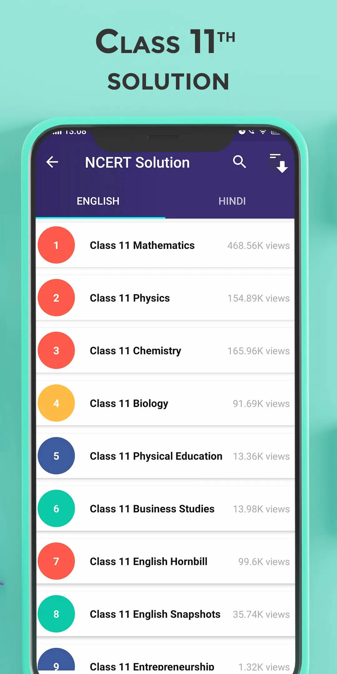 Class 11 Exam app | Indus Appstore | Screenshot