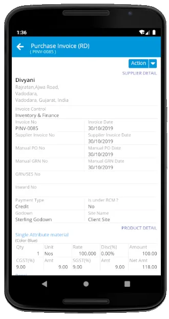 TheERPHub Purchase | Indus Appstore | Screenshot