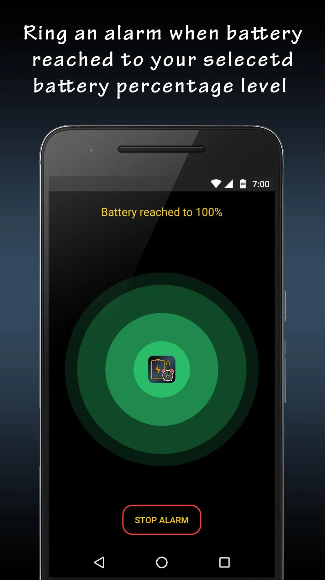 Battery Full Alarm | Indus Appstore | Screenshot