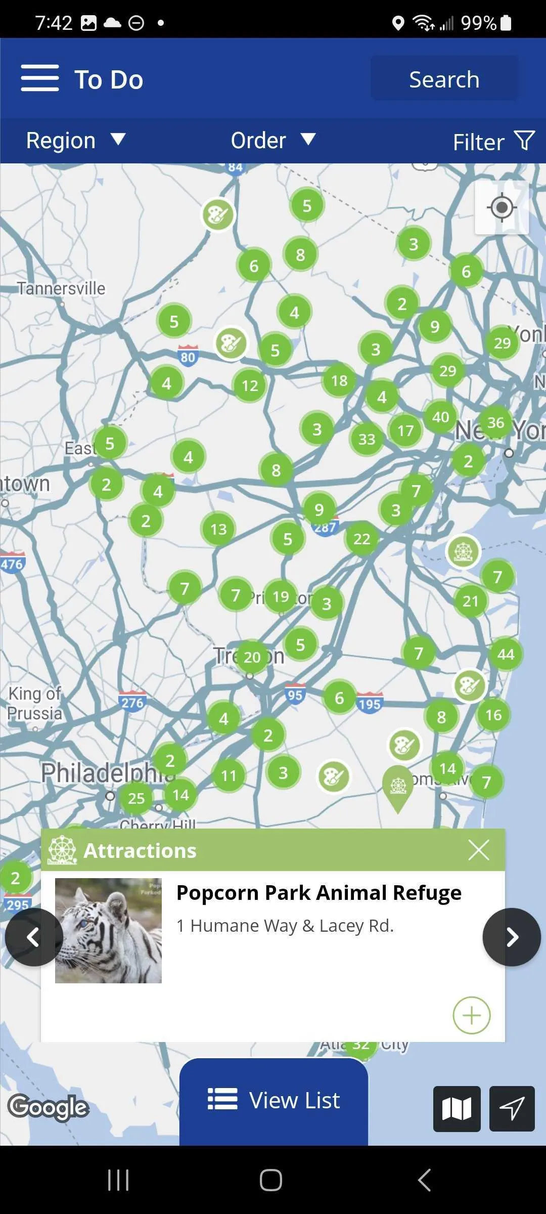 Visit New Jersey | Indus Appstore | Screenshot