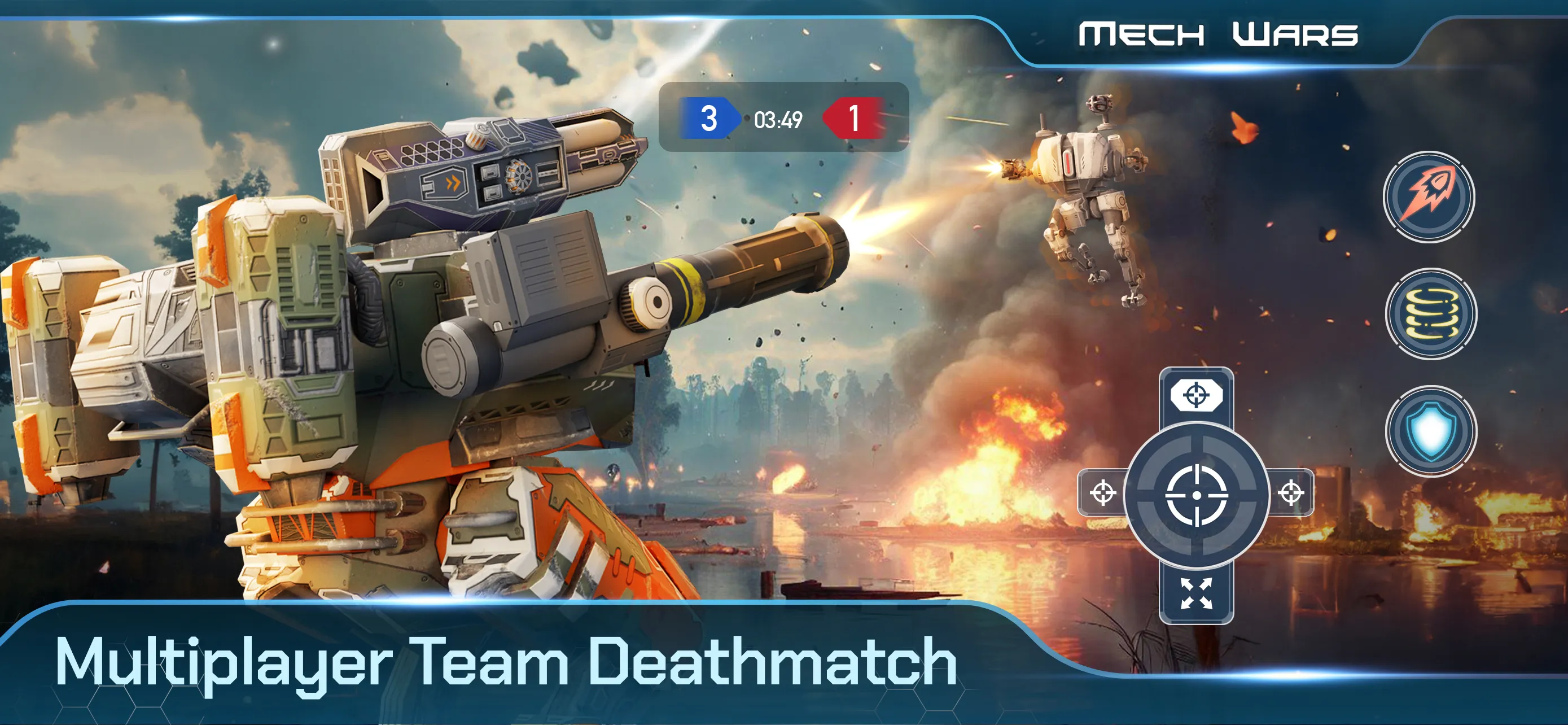 Mech Wars Online Robot Battles | Indus Appstore | Screenshot