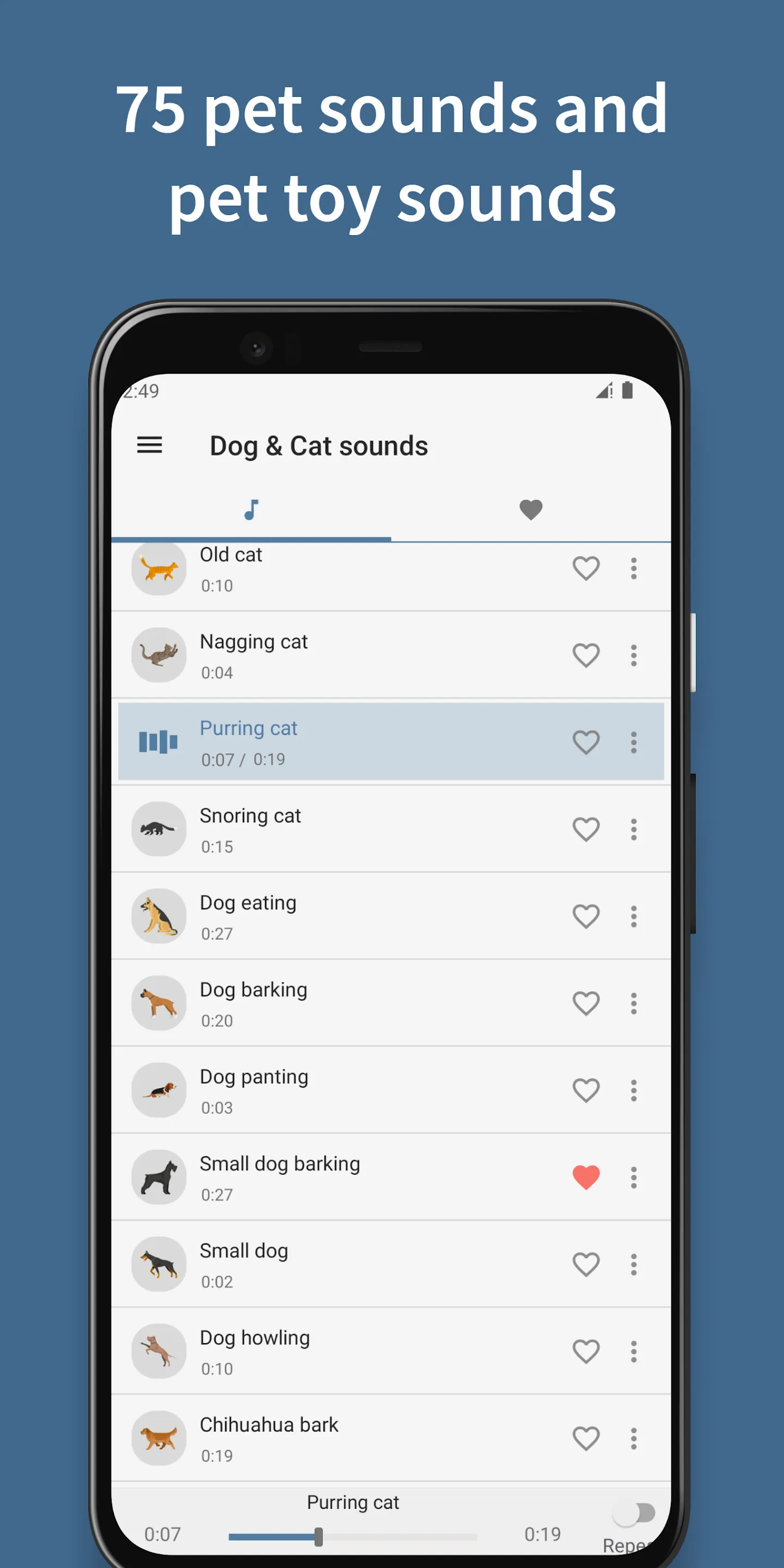 Cat & Dog Sounds – Pet sounds | Indus Appstore | Screenshot