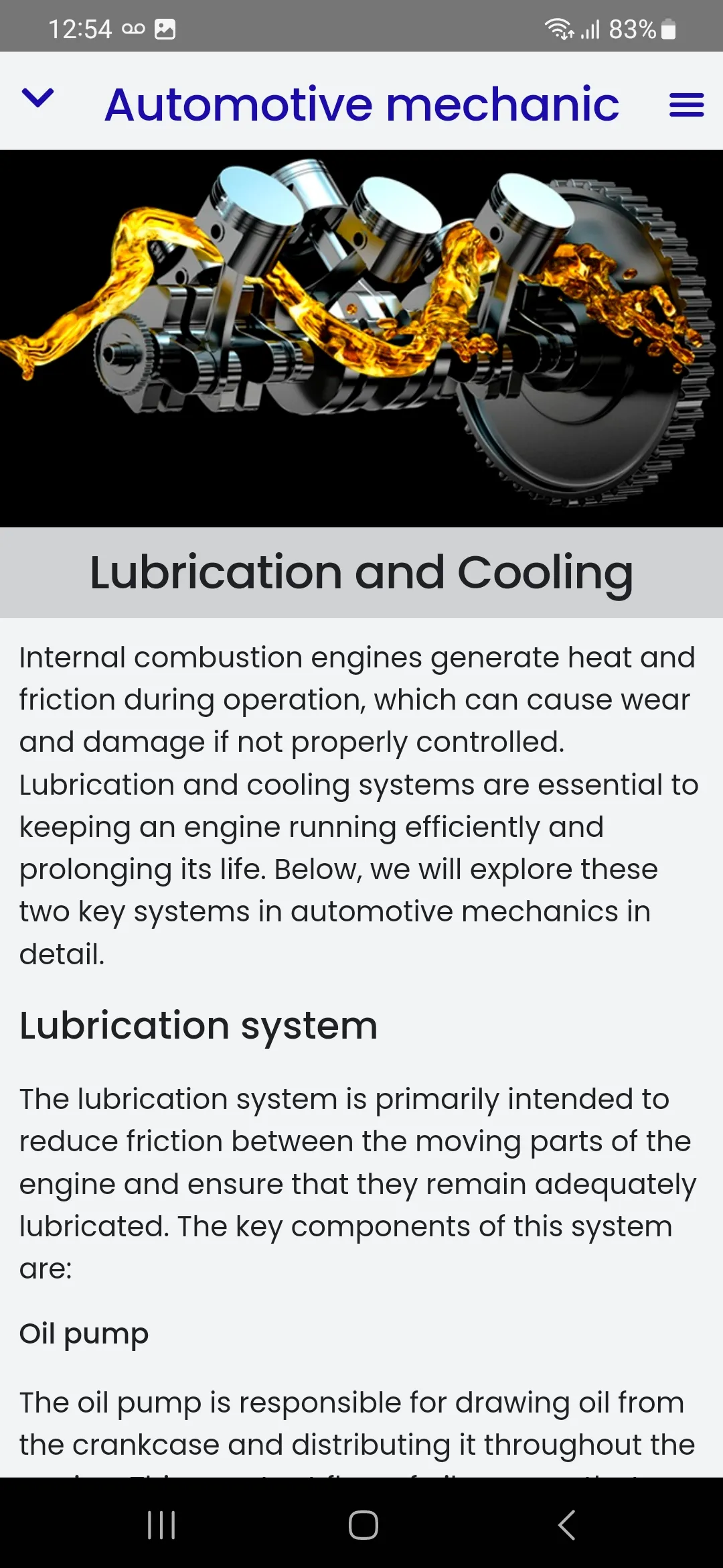 Automotive Mechanics Course | Indus Appstore | Screenshot