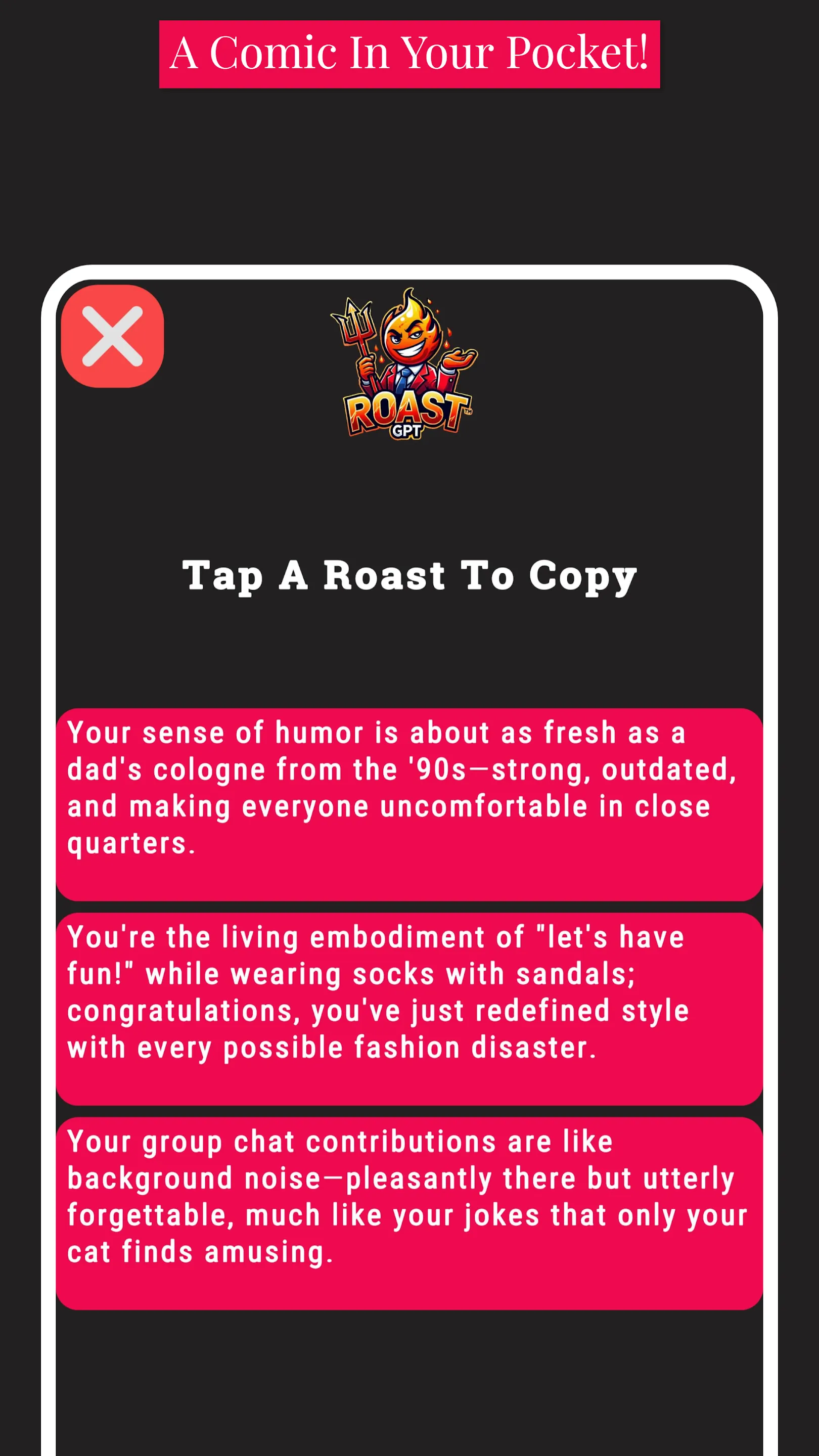 RoastGPT: AI Roast & Comebacks | Indus Appstore | Screenshot