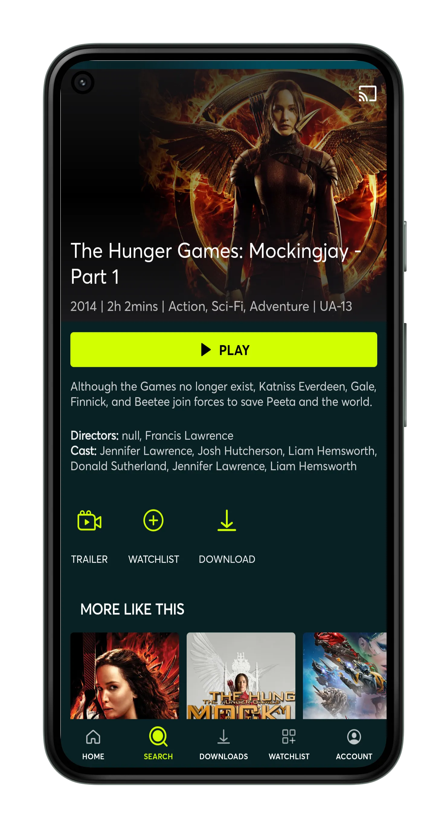 Lionsgate Play: Movies & Shows | Indus Appstore | Screenshot