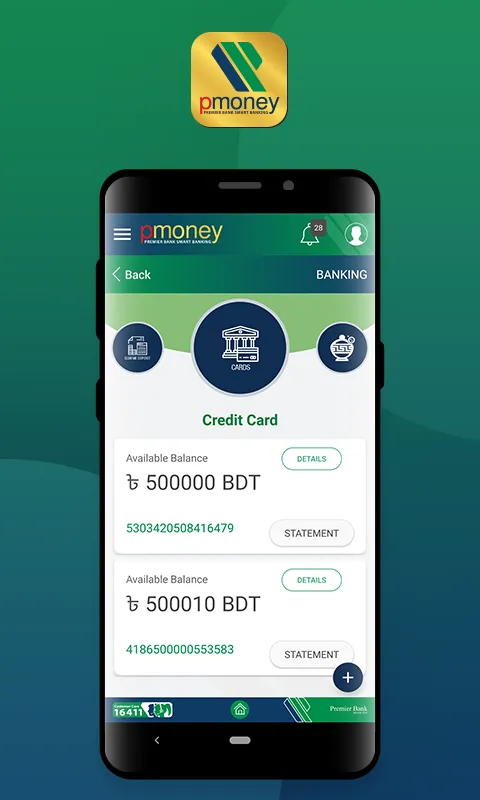 pmoney smart banking | Indus Appstore | Screenshot