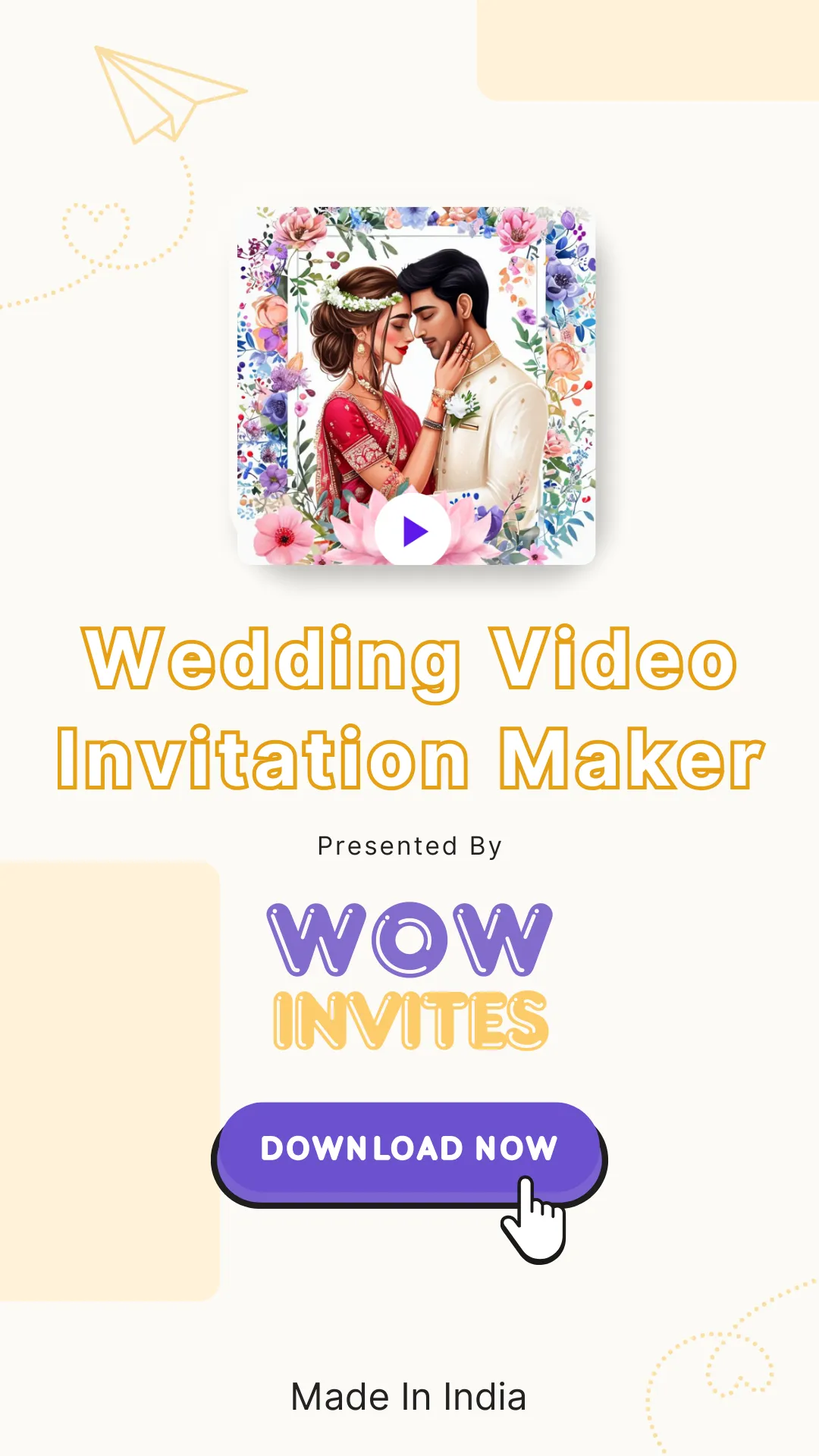 Wedding Video Invitation Maker | Indus Appstore | Screenshot