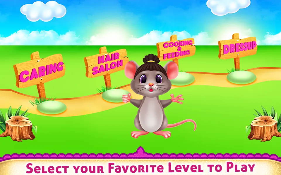 Cute Mouse Caring And Dressup | Indus Appstore | Screenshot