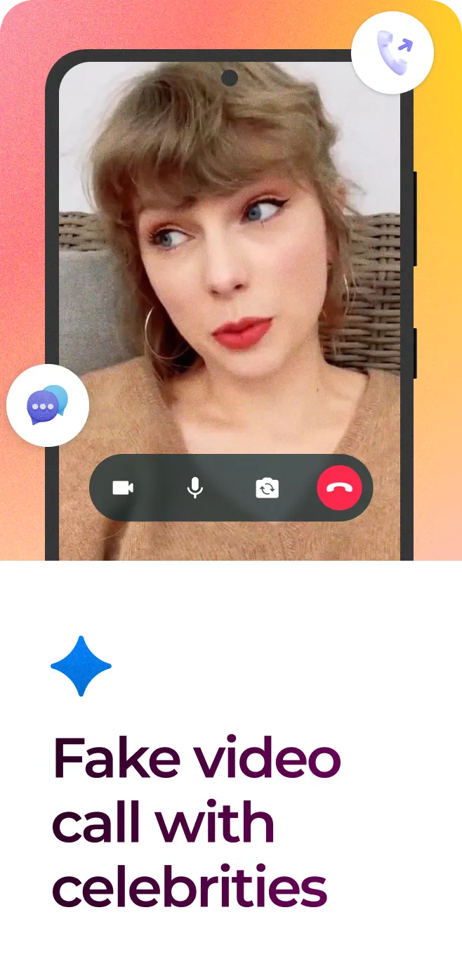 Celebrity AI Prank Call & Chat | Indus Appstore | Screenshot