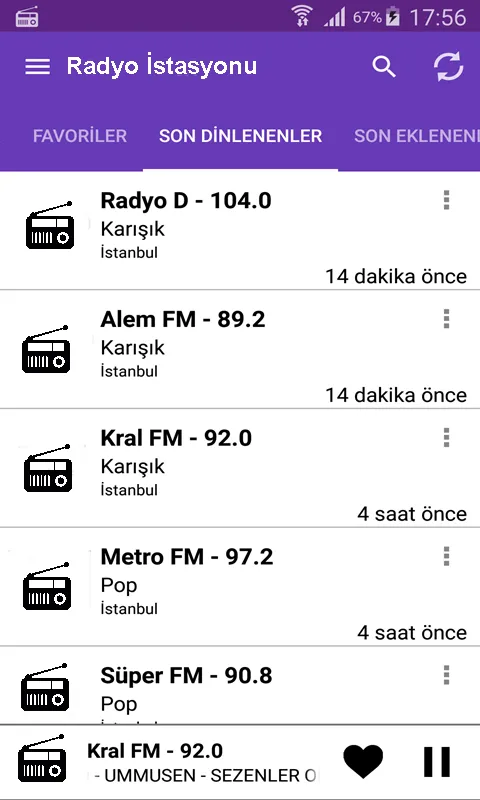 Radyo İstasyonu | Indus Appstore | Screenshot