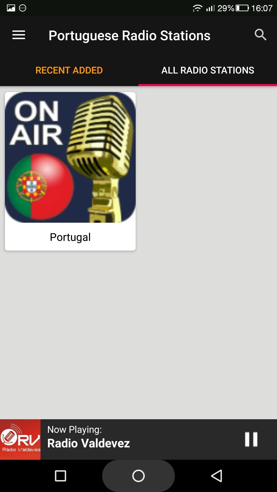 Portuguese Radio Stations | Indus Appstore | Screenshot