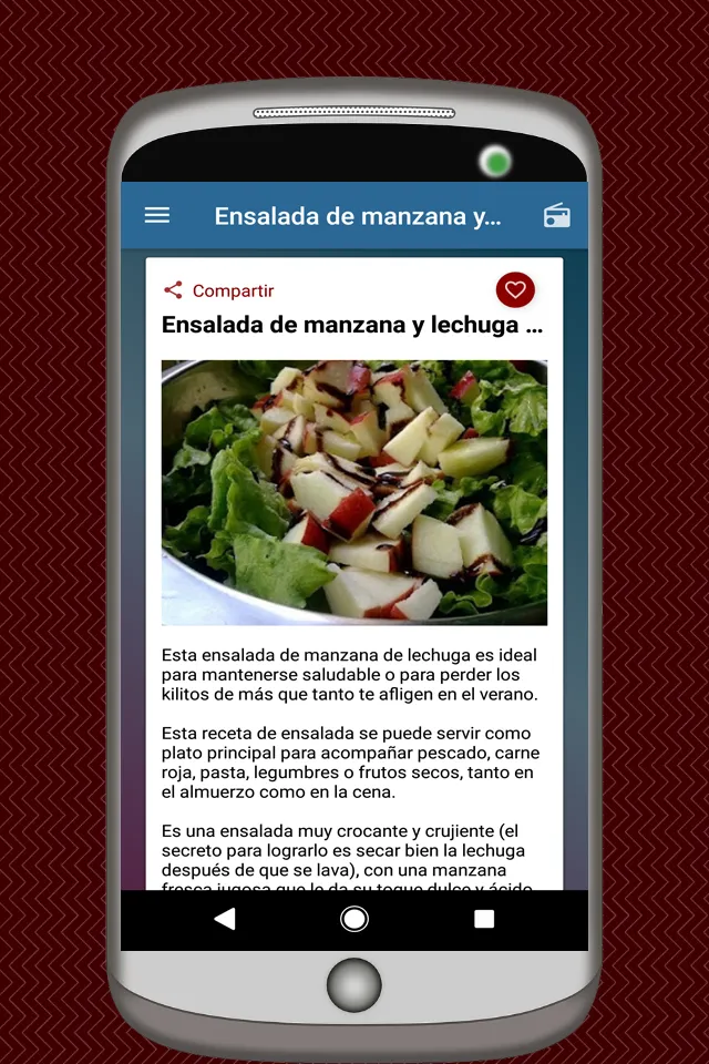 Recetas de Ensaladas | Indus Appstore | Screenshot