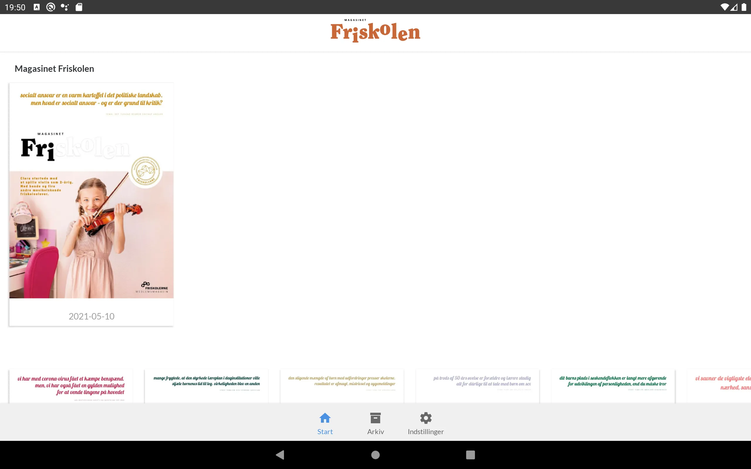 Magasinet FRISKOLEN | Indus Appstore | Screenshot