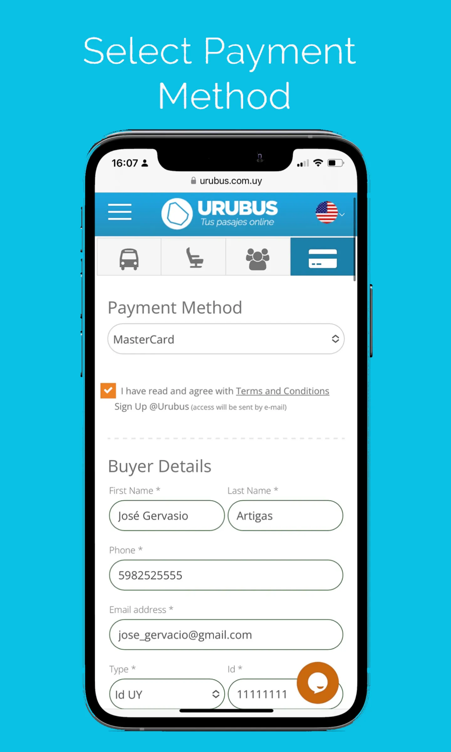 URUBUS Tickets online Uruguay | Indus Appstore | Screenshot