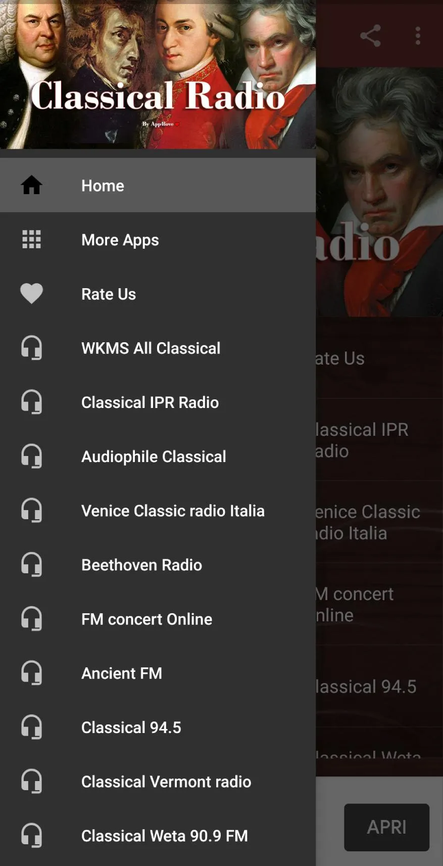 Classical Music Radio 24 | Indus Appstore | Screenshot