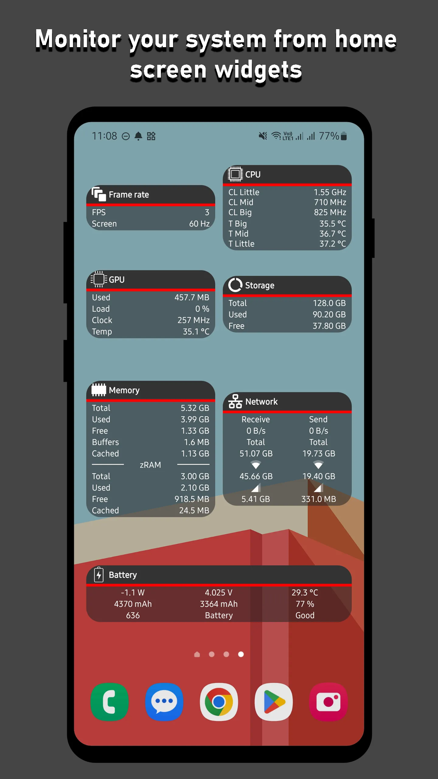 SysFloat - Monitor FPS,CPU,GPU | Indus Appstore | Screenshot