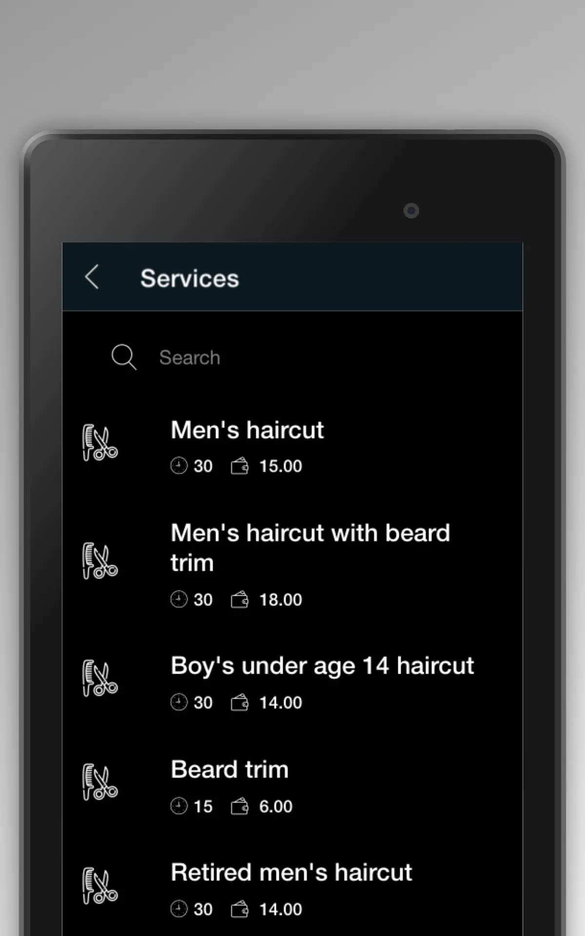 Fenner's Barbershop | Indus Appstore | Screenshot