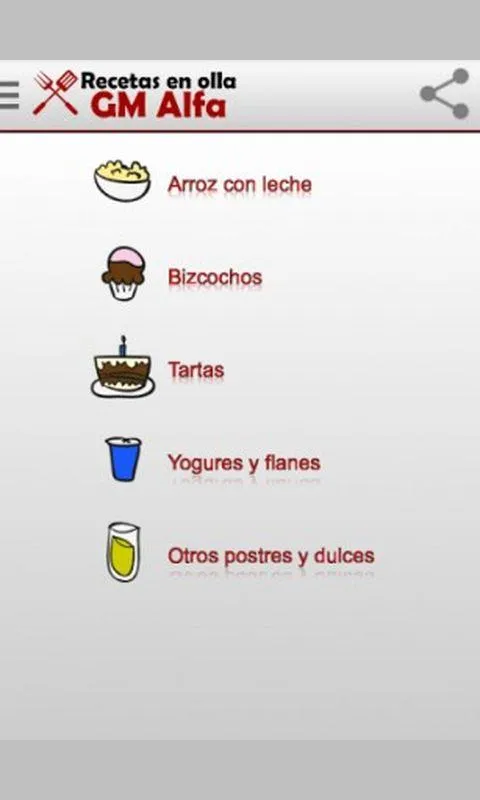 Recetas para la olla GM Alfa | Indus Appstore | Screenshot