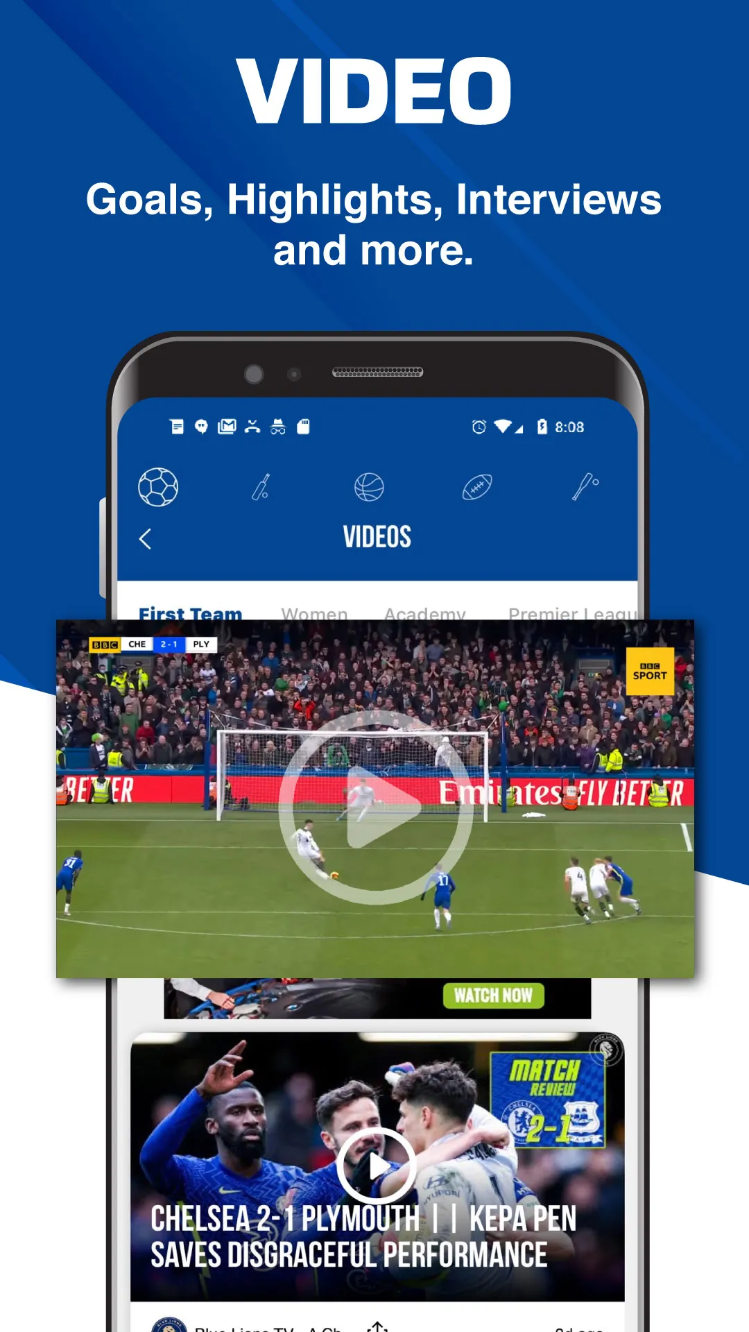 CFC-Blues - Live Scores & News | Indus Appstore | Screenshot