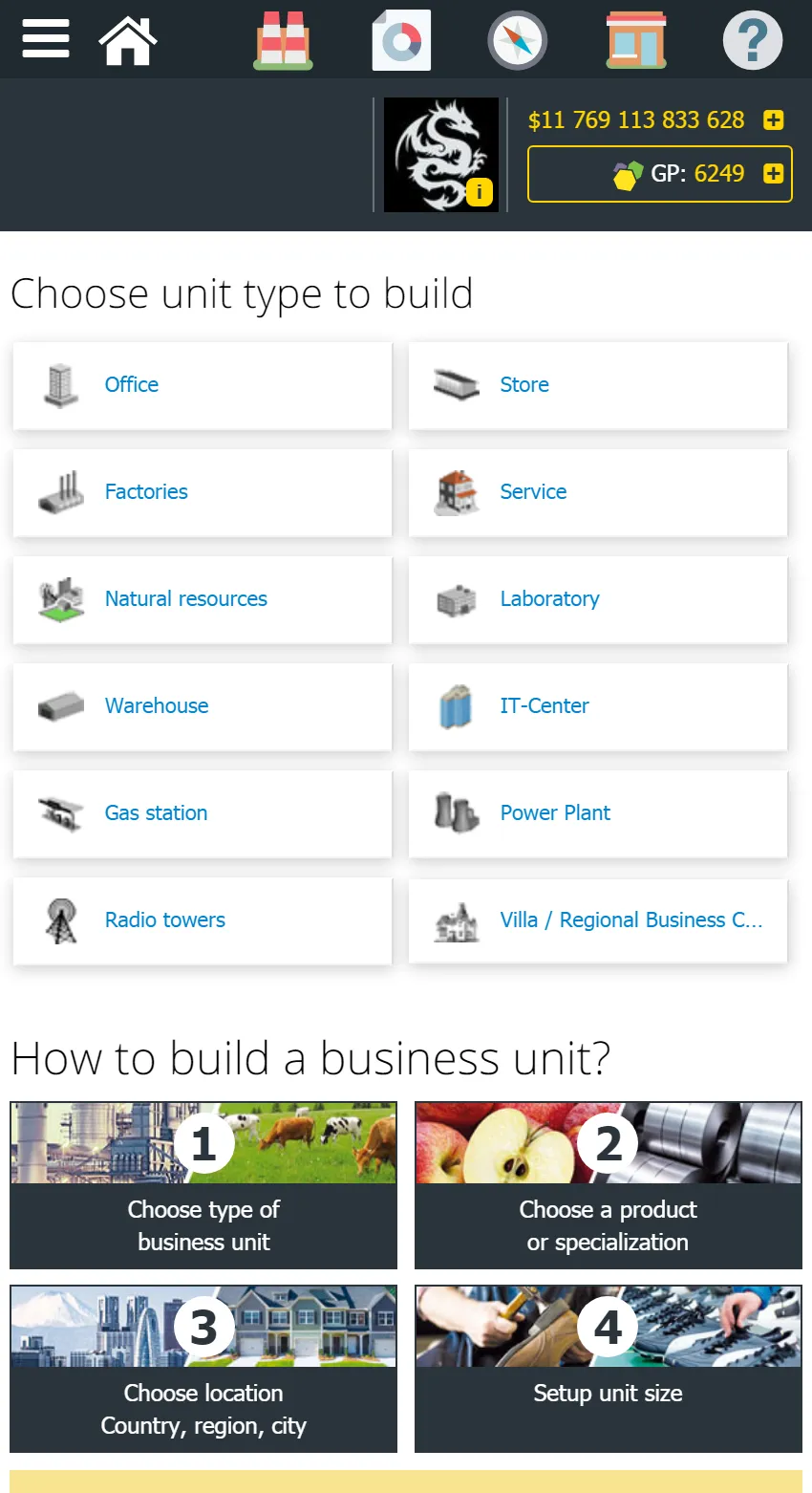 Virtonomics business game | Indus Appstore | Screenshot