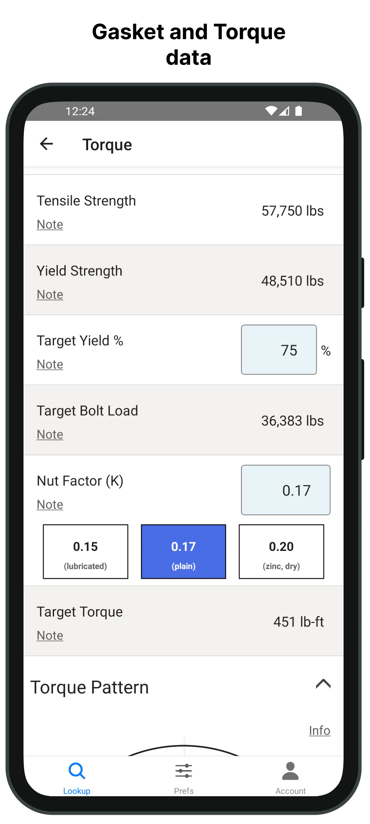 Flange Bolt Size & Torque | Indus Appstore | Screenshot