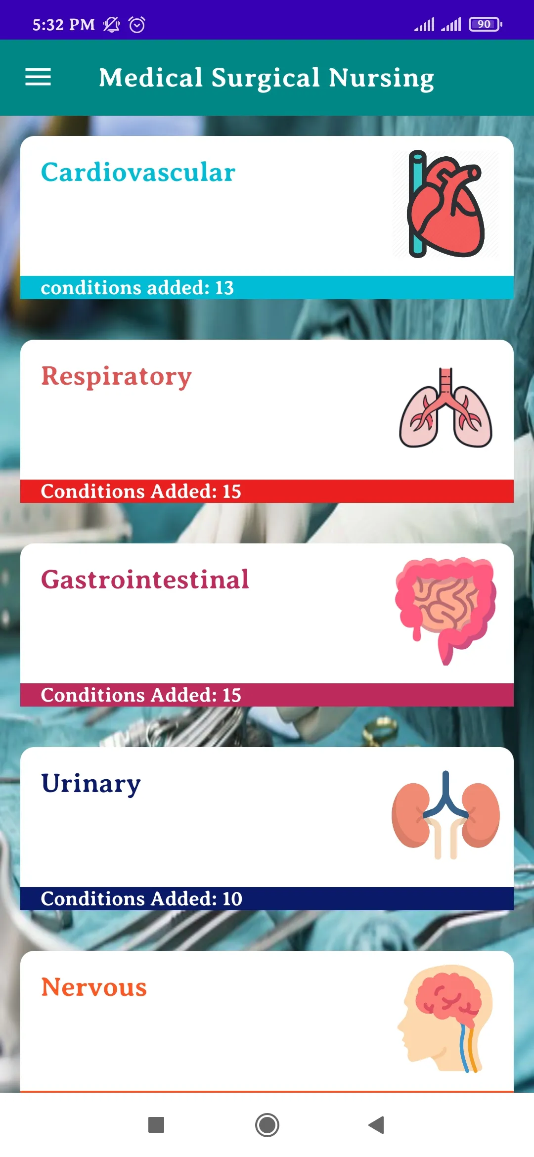 Medical Surgical Nursing | Indus Appstore | Screenshot