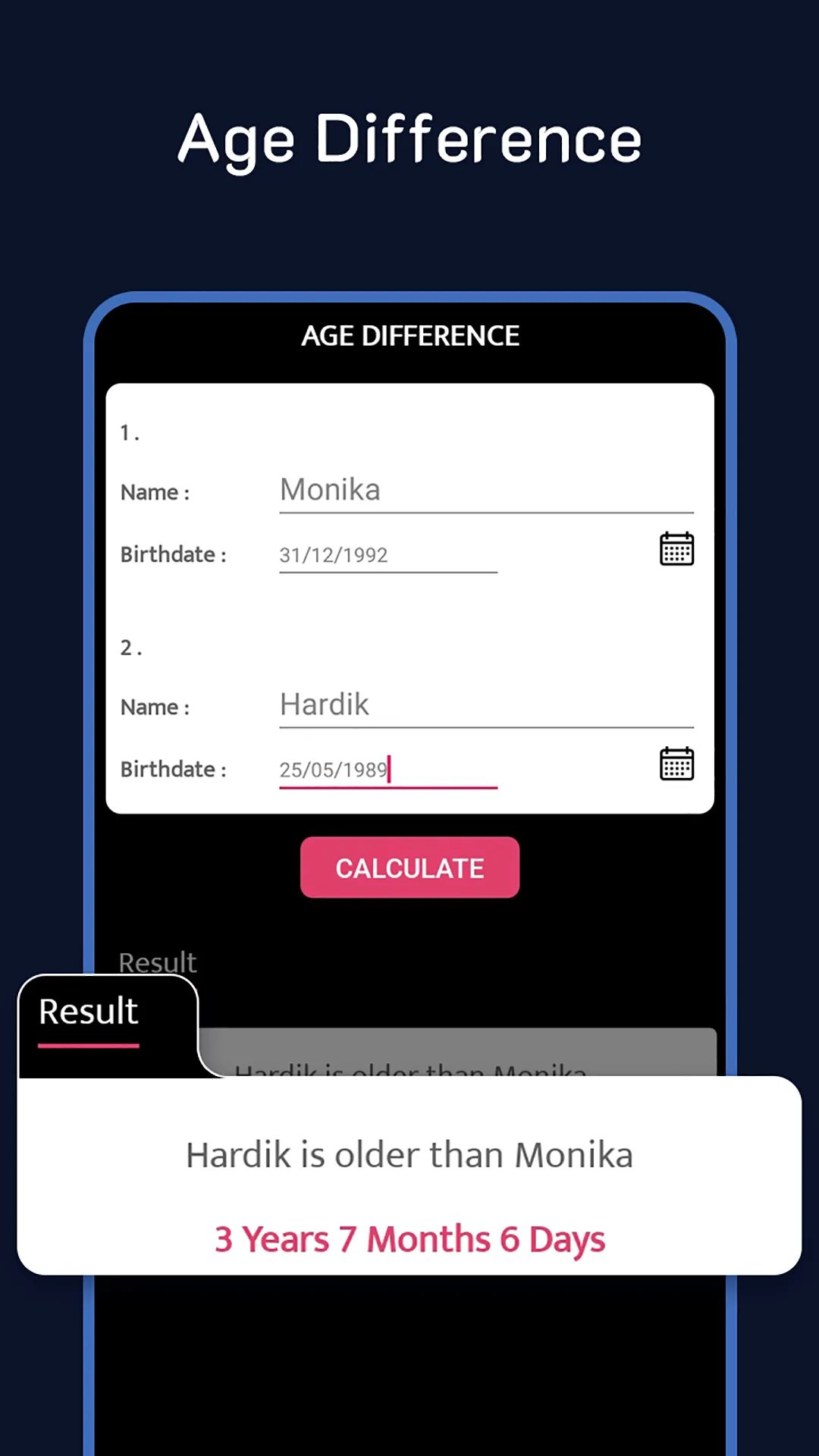 Age Calculator App | Indus Appstore | Screenshot