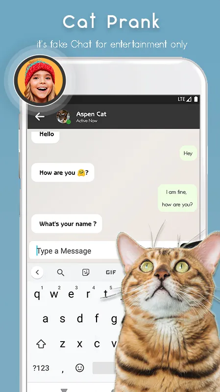 Cat Video Call Prank- Cat Game | Indus Appstore | Screenshot