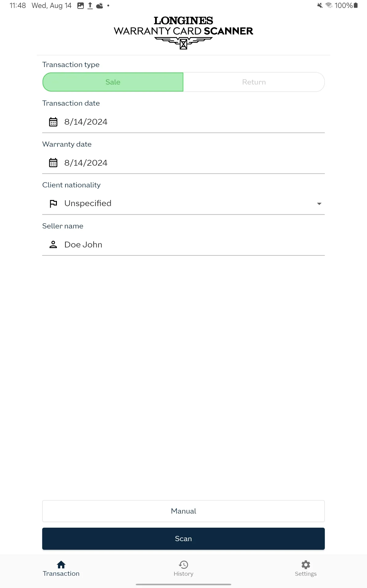 Longines Warranty | Indus Appstore | Screenshot