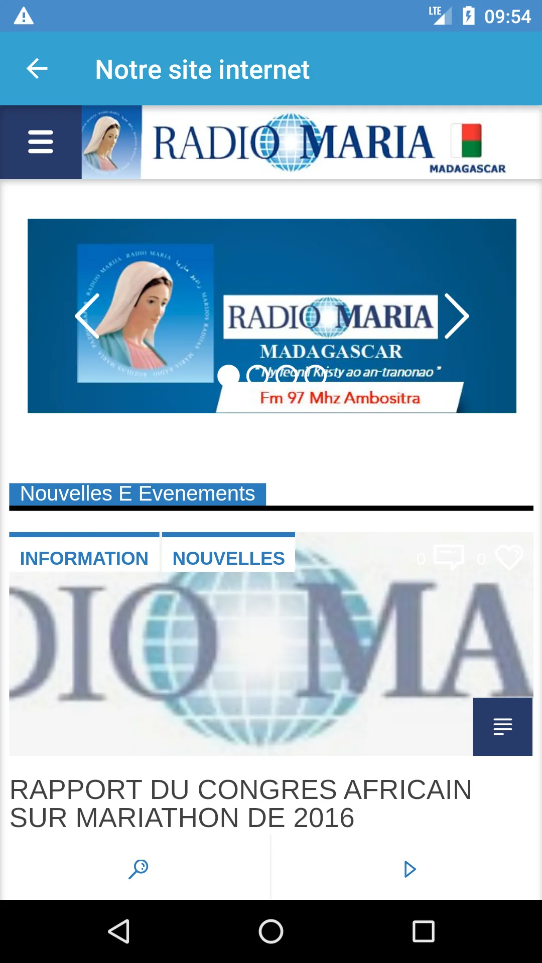 Radio Maria Madagascar | Indus Appstore | Screenshot