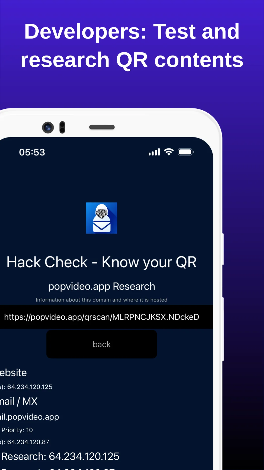 QR Hacked? Hack Check | Indus Appstore | Screenshot