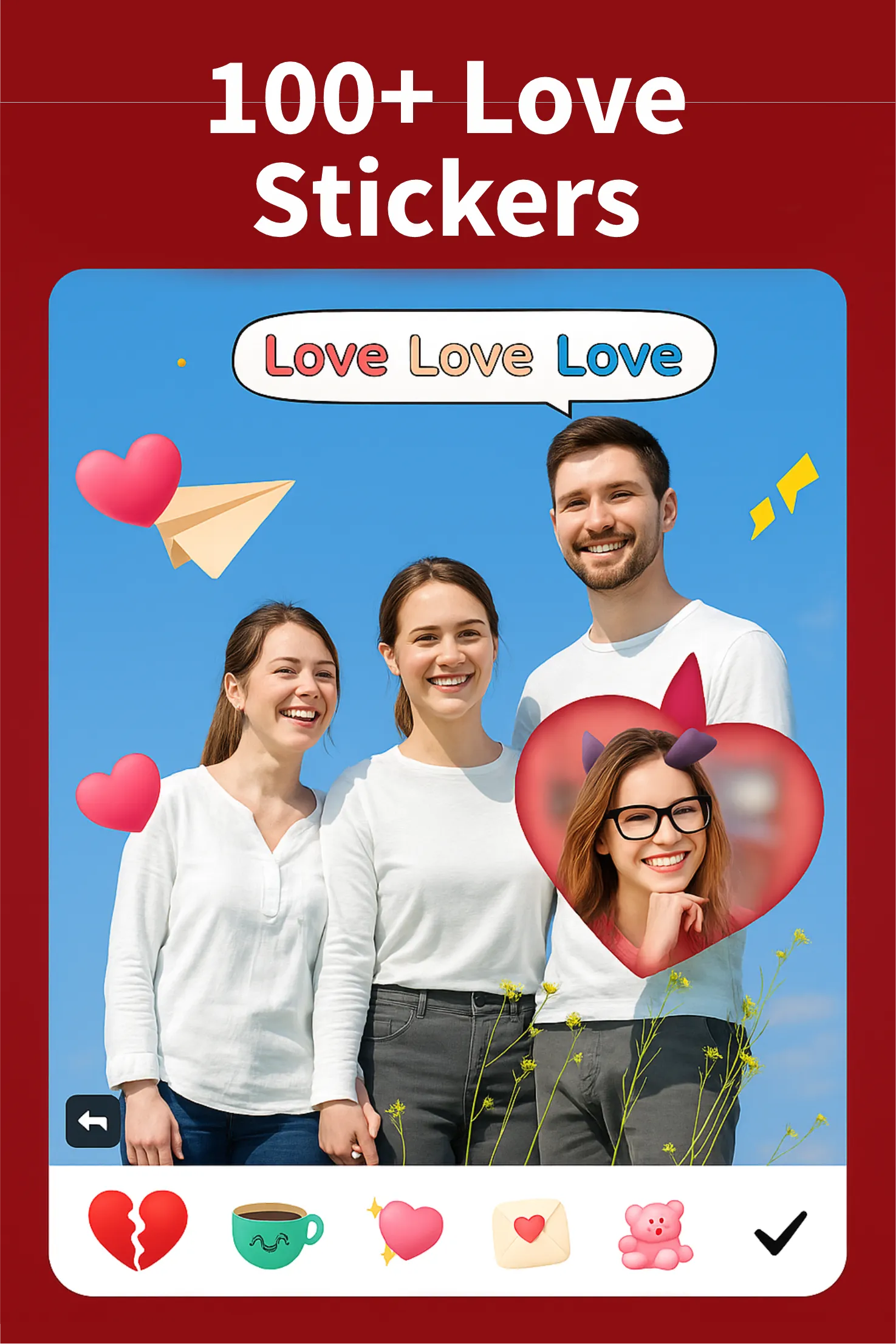 Love Photo Frames Photo Editor | Indus Appstore | Screenshot