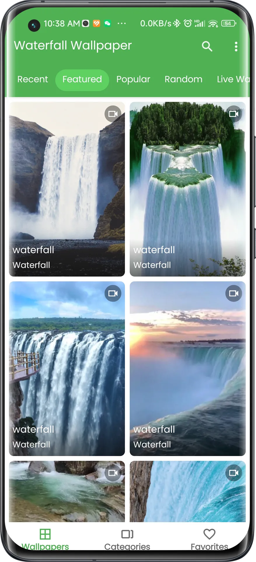 3D Waterfall Live Wallpaper | Indus Appstore | Screenshot