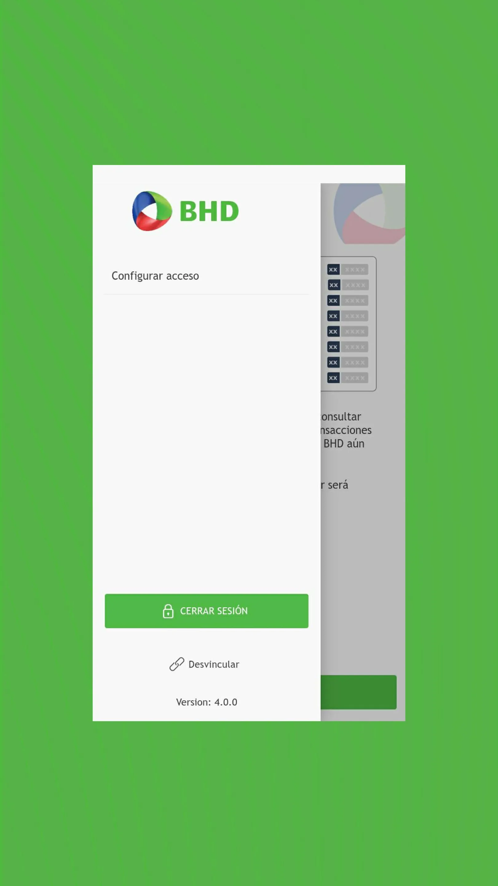 Tarjeta de Claves Digital BHD | Indus Appstore | Screenshot