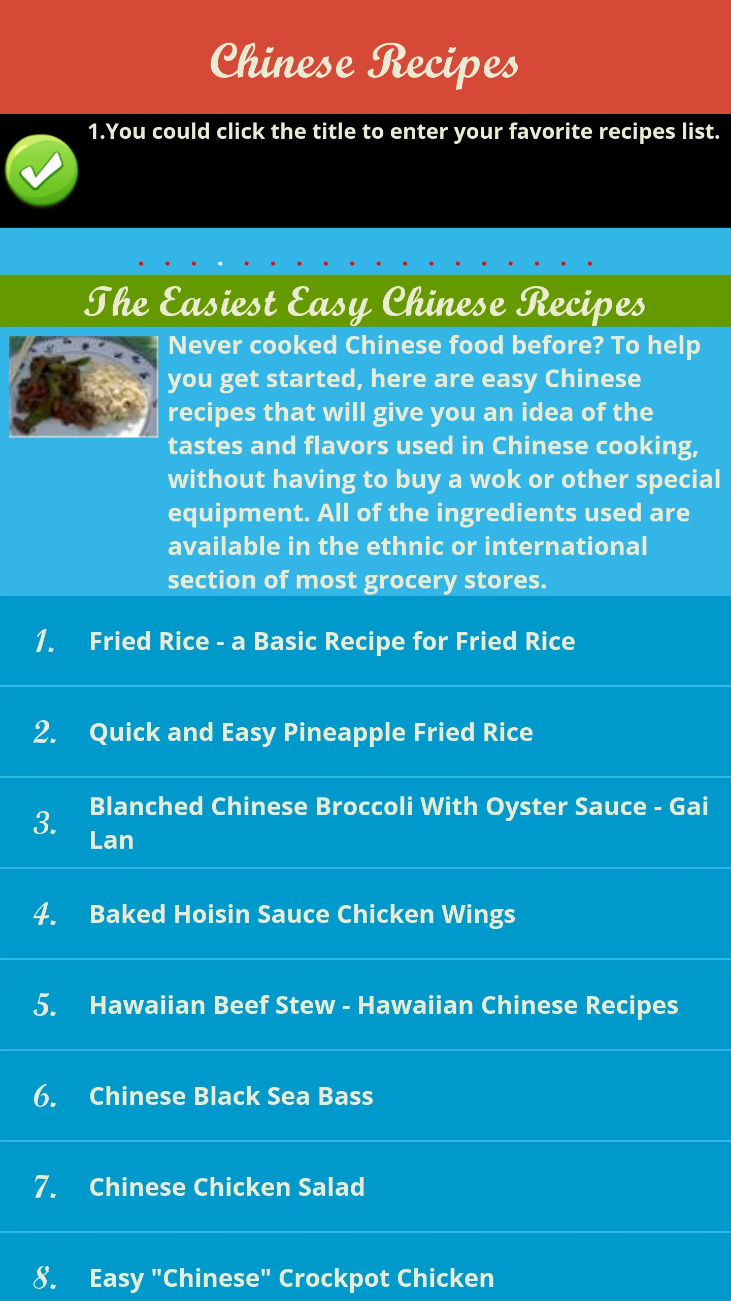 Chinese Recipes | Indus Appstore | Screenshot