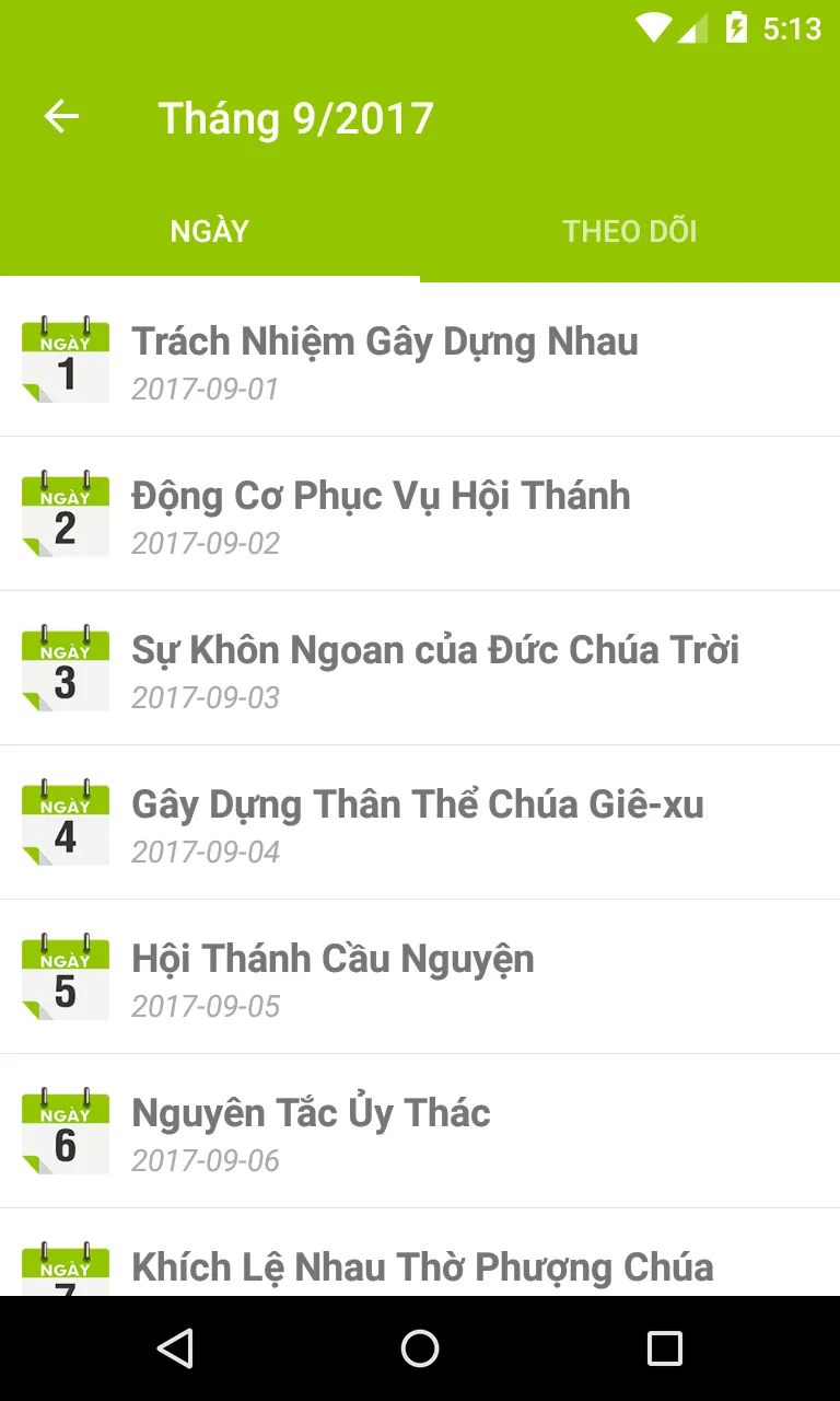 Bài Học Kinh Thánh Hằng Ngày | Indus Appstore | Screenshot