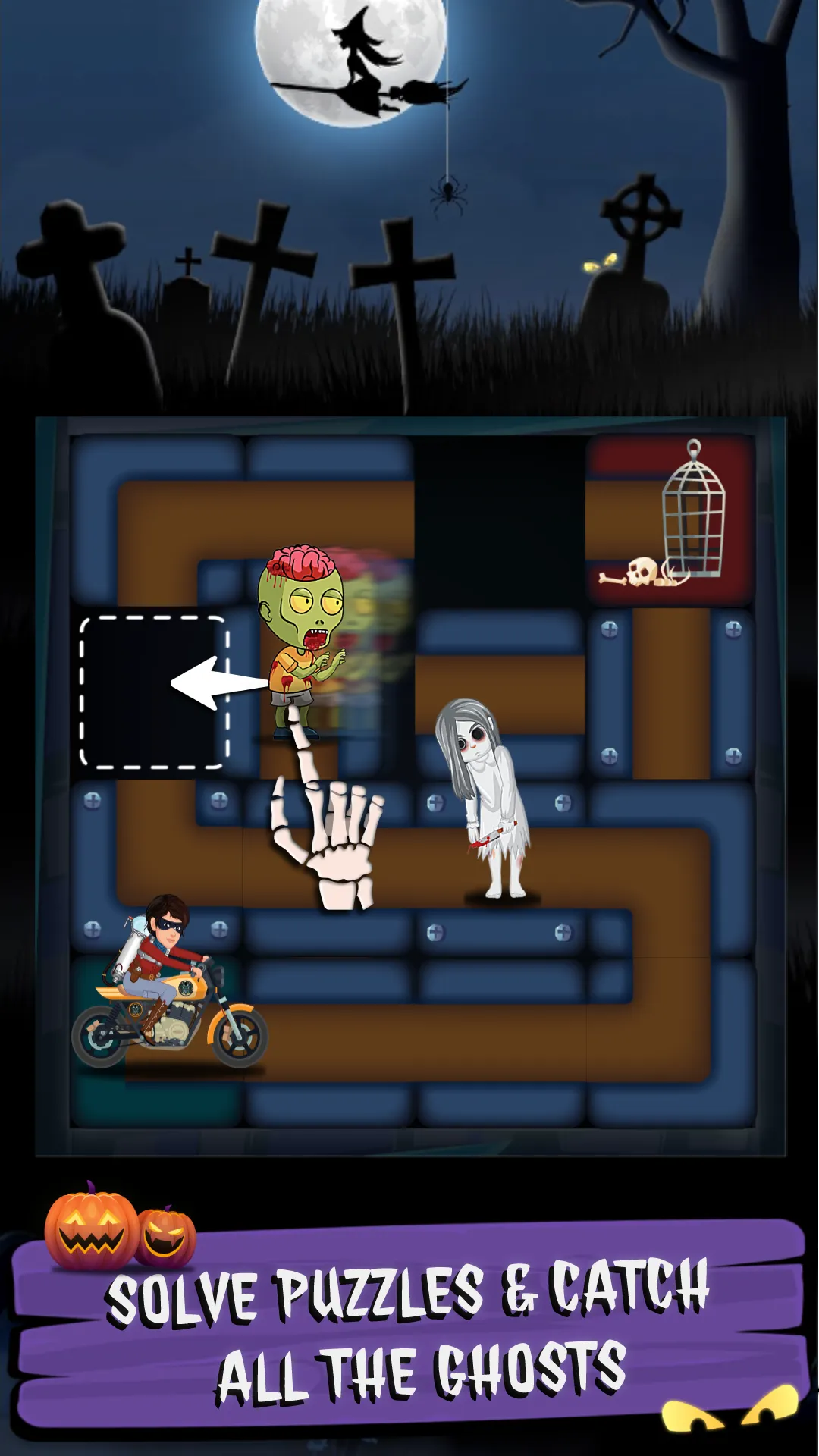 Ghost Hunter : Slide Puzzle | Indus Appstore | Screenshot