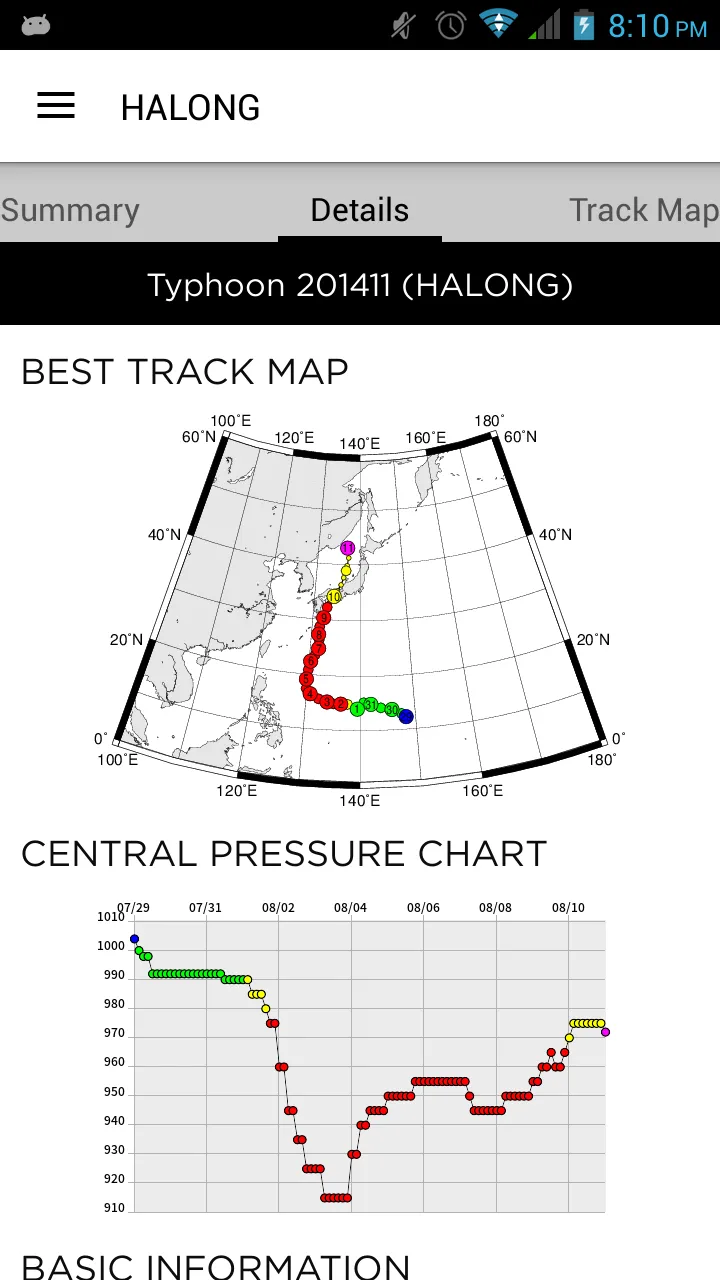 Typhoon Tracker | Indus Appstore | Screenshot