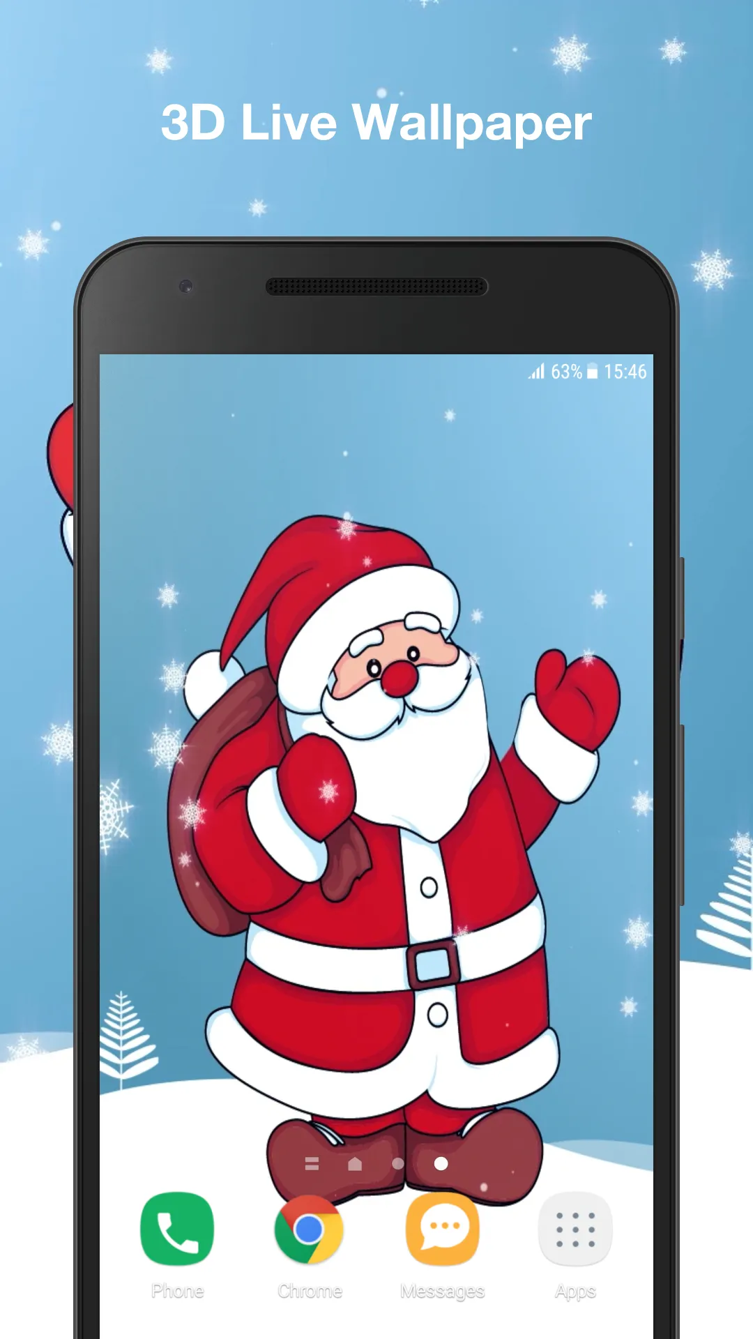 Santa Claus Live Wallpaper | Indus Appstore | Screenshot