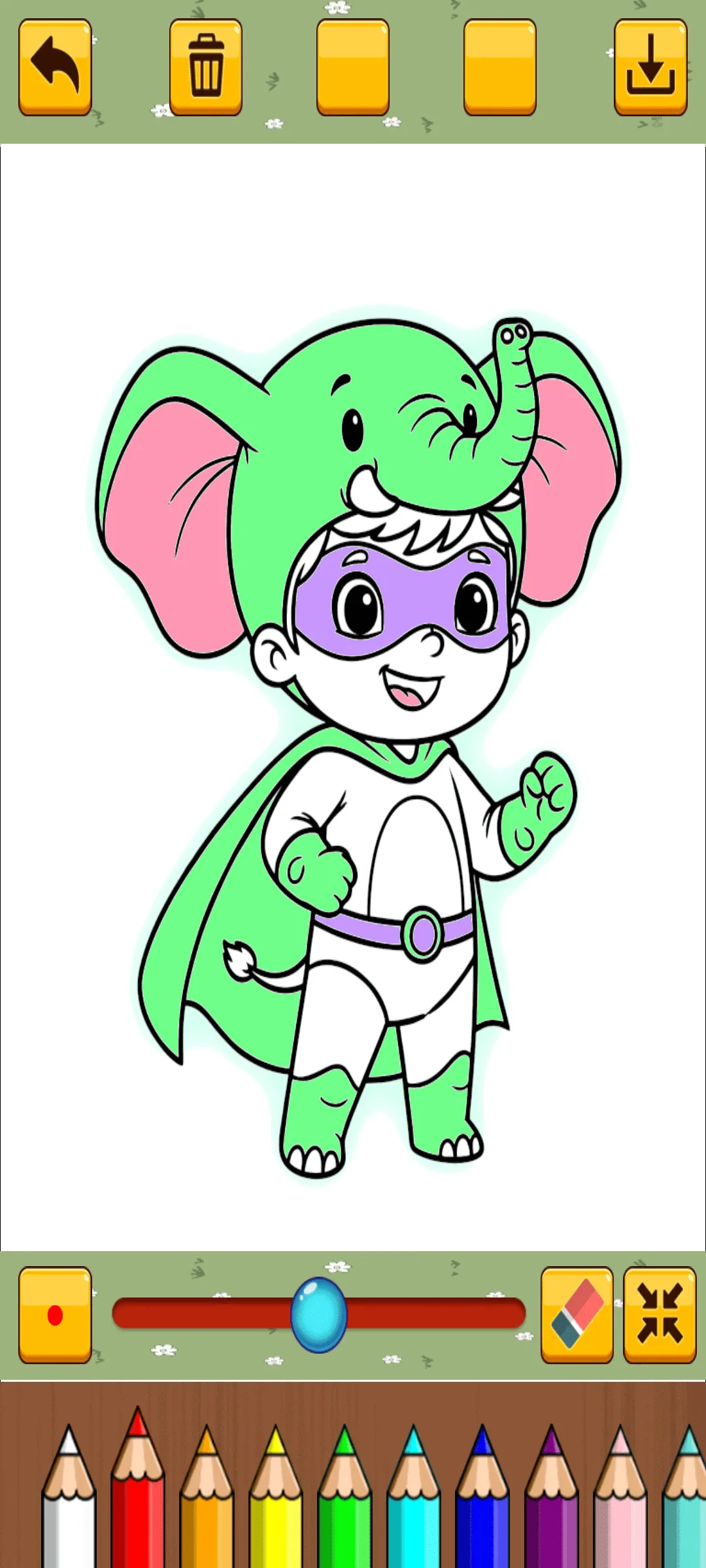 Elephant Coloring | Indus Appstore | Screenshot
