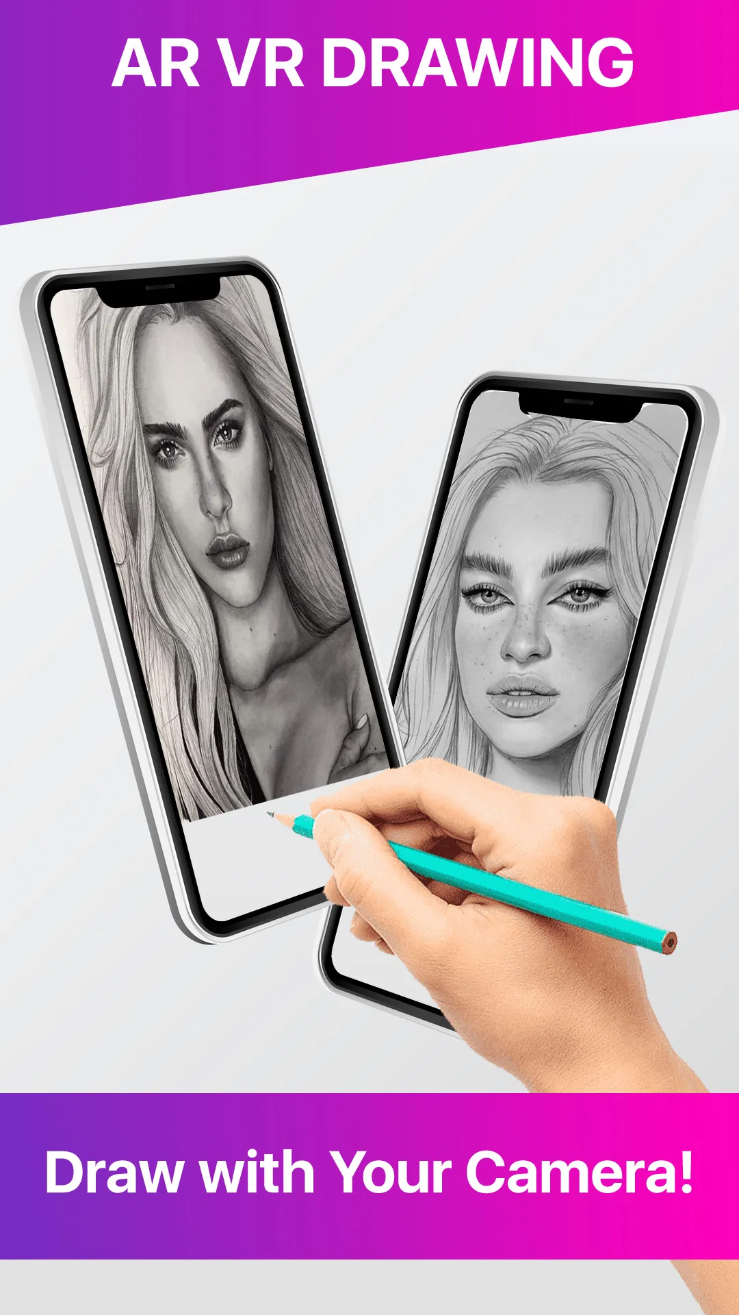 AR Drawing Realistic Face | Indus Appstore | Screenshot