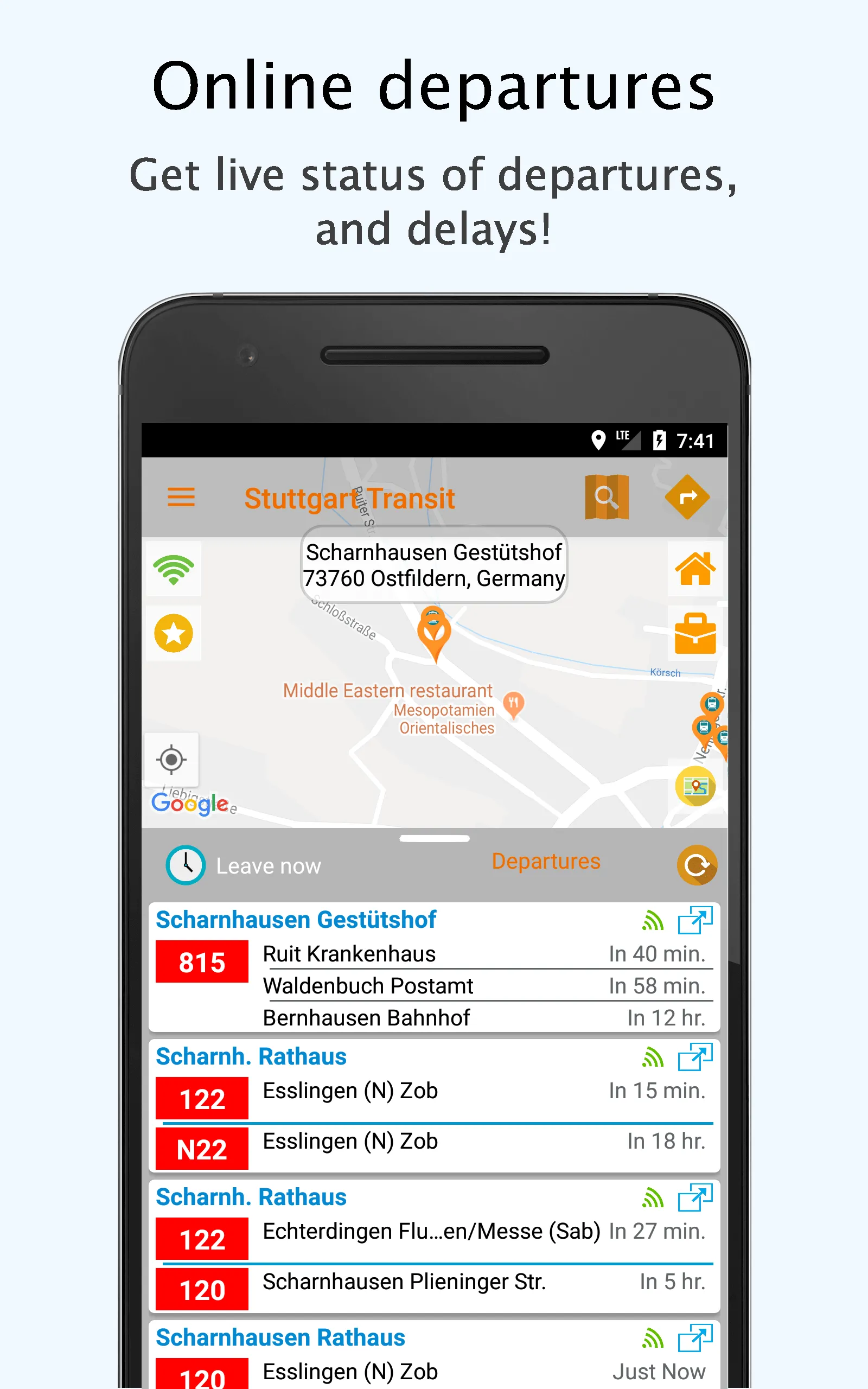 Stuttgart Public Transport | Indus Appstore | Screenshot