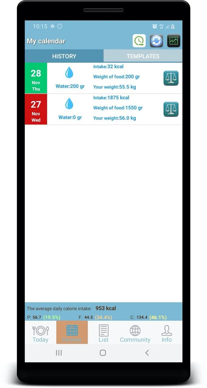 Calorie counter by DietaGram | Indus Appstore | Screenshot