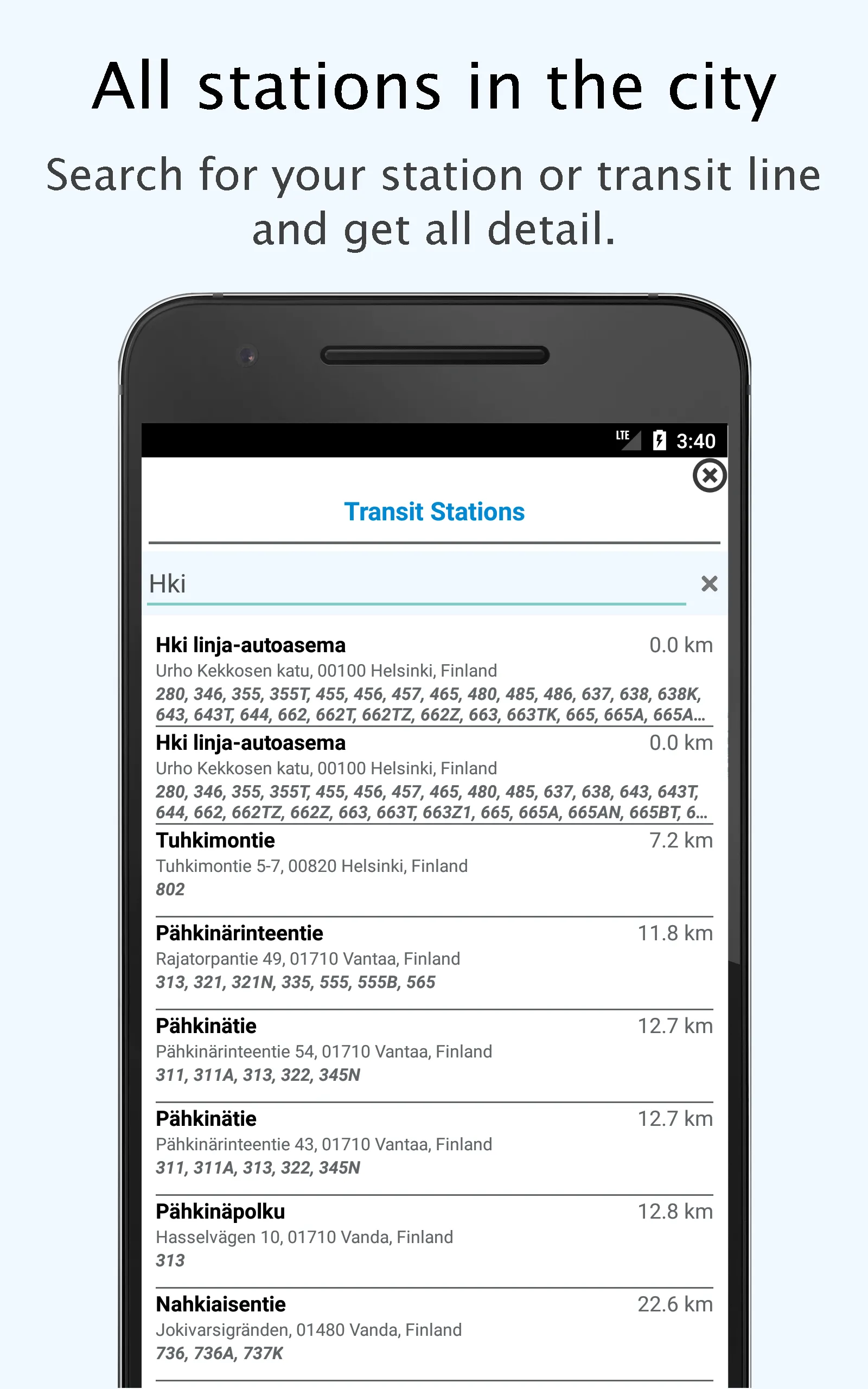 Helsinki Transit Live/Offline | Indus Appstore | Screenshot