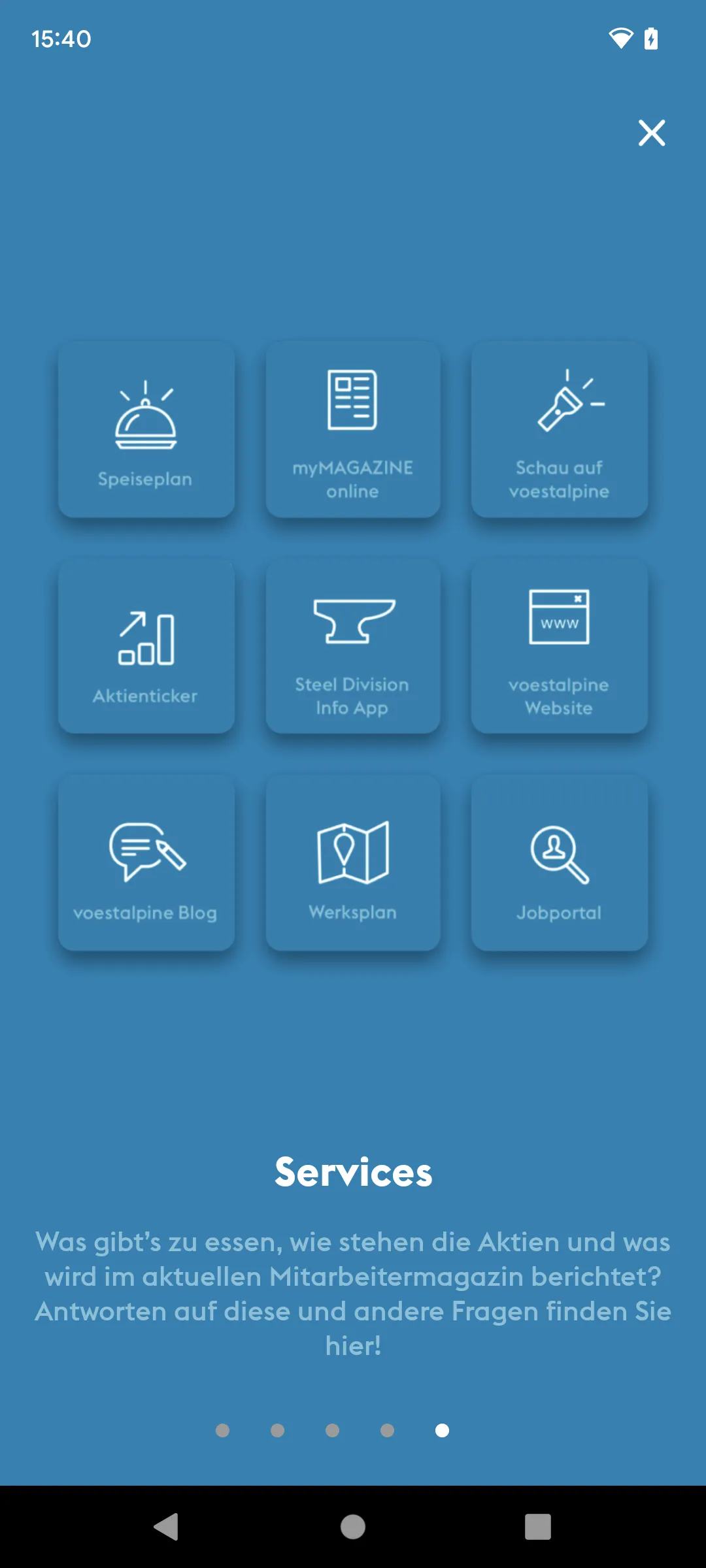 voestalpine myAPP | Indus Appstore | Screenshot